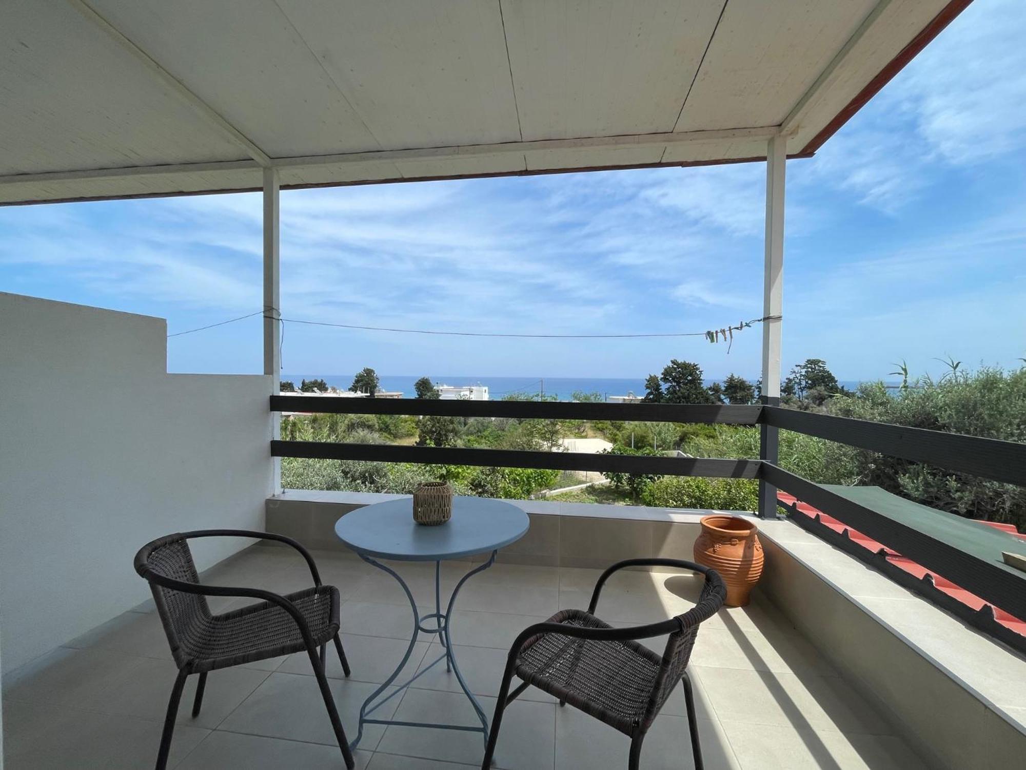 Plastiras Sea View Apartments Archangelos  Dış mekan fotoğraf